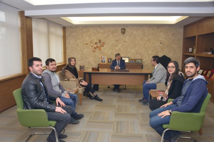 Öğretmenlerden Başkan Akçadurak’a Ziyaret