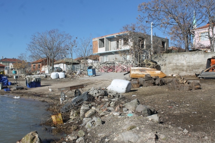 Manyas Gölünde Su Seviyesi Yükseldi