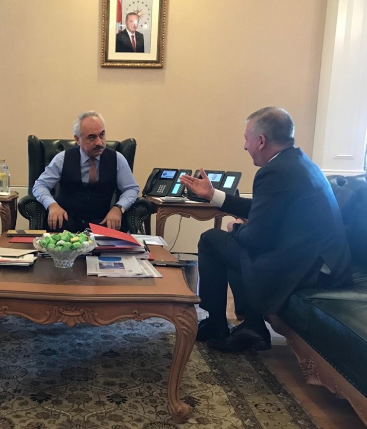 Mhp Kastamonu İl Başkanı Yüksel Aydın, İçişleri Bakan Yardımcısı Mehmet Ersoy’u Ziyaret Etti