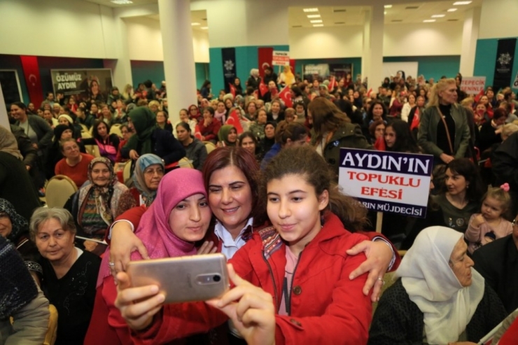Başkan Çerçioğlu, Efeler’de Kadınlarla Bir Araya Geldi