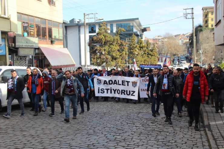 Trabzon’da Pfdk Ve Tff’ye Protesto