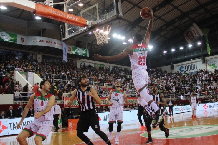 Tahincioğlu Basketbol Süper Ligi: Pınar Karşıyaka: 89 - Beşiktaş Sompo Japan: 87