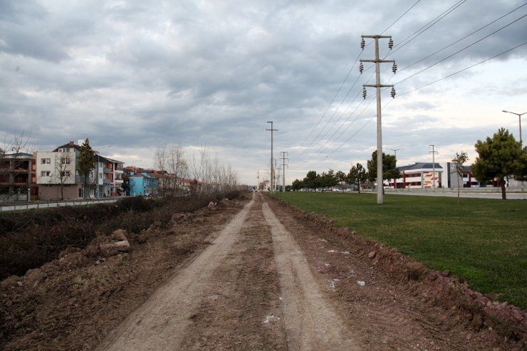 Yürüyüş Ve Bisiklet Yolları İçin Çalışmalar Başladı