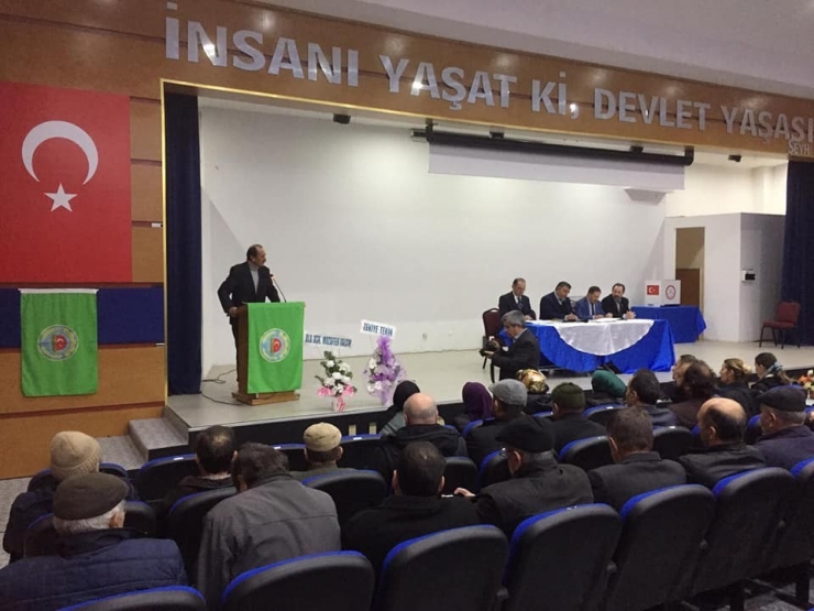 Başkan Yalçın, Ziraat Odası Genel Kurul Toplantısına Katıldı