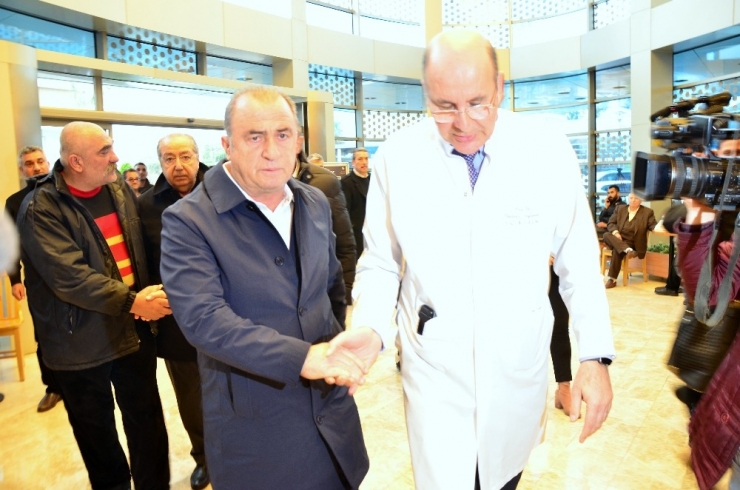 Fatih Terim Hastaneye Geldi