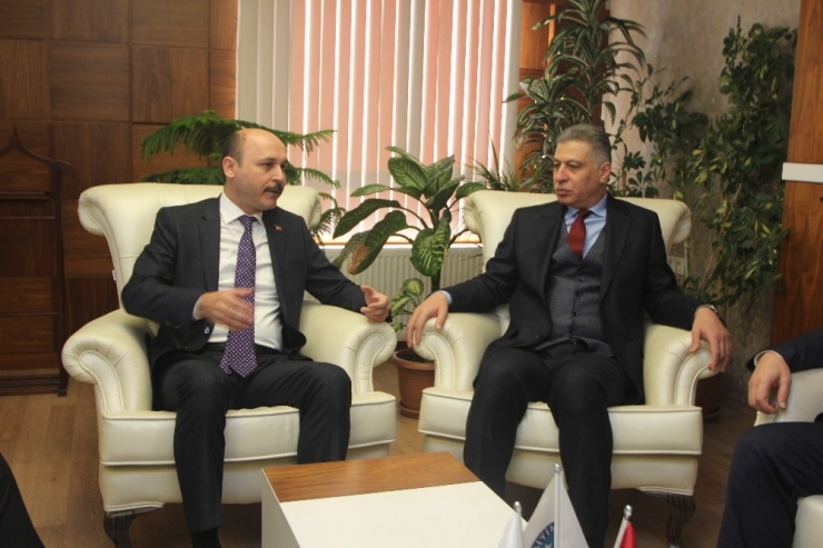 Irak Türkmen Cephesi Lideri Erşat Salihi, Geylan’ı Ziyaret Etti