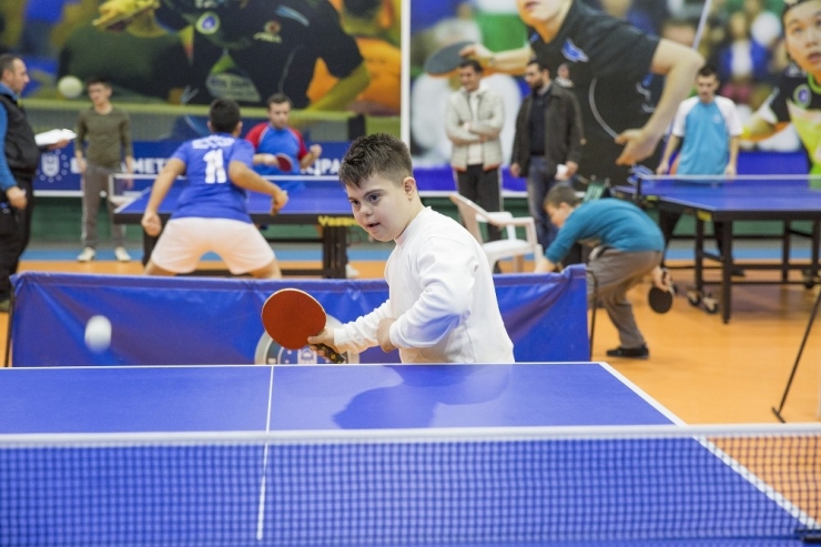 Özel Sporcular Hünerlerini Sergiledi