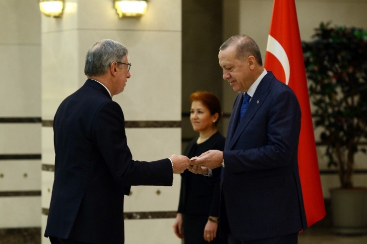 Cumhurbaşkanı Erdoğan, İtalya Büyükelçisini Kabul Etti