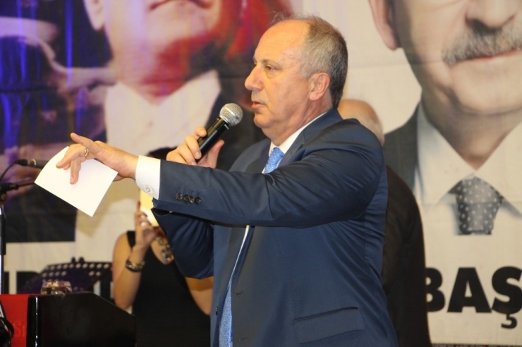 Muharrem İnce’den Soyer Çıkışı: "Kimse Babasının Hesabını Vermek Zorunda Değil"