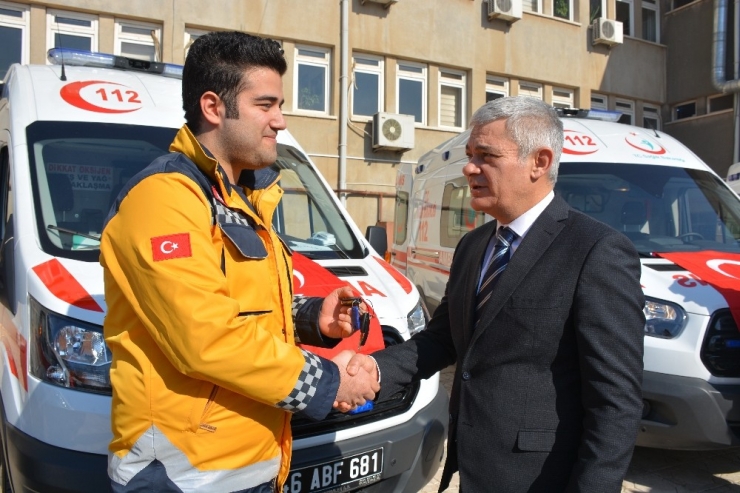 Kahramanmaraş’a 4 Yeni Ambulans