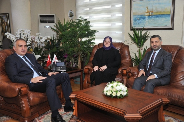 Bakan Ersoy Ve Selçuk, Rtük Başkanı Şahin İle Bir Araya Geldi