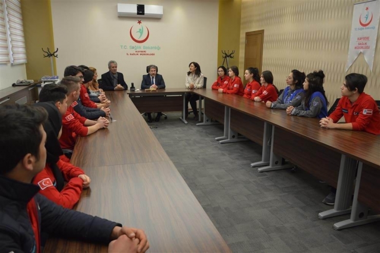 Sare Koleji Öğrencileri İl Sağlık Müdürlüğünü Ziyaret Etti