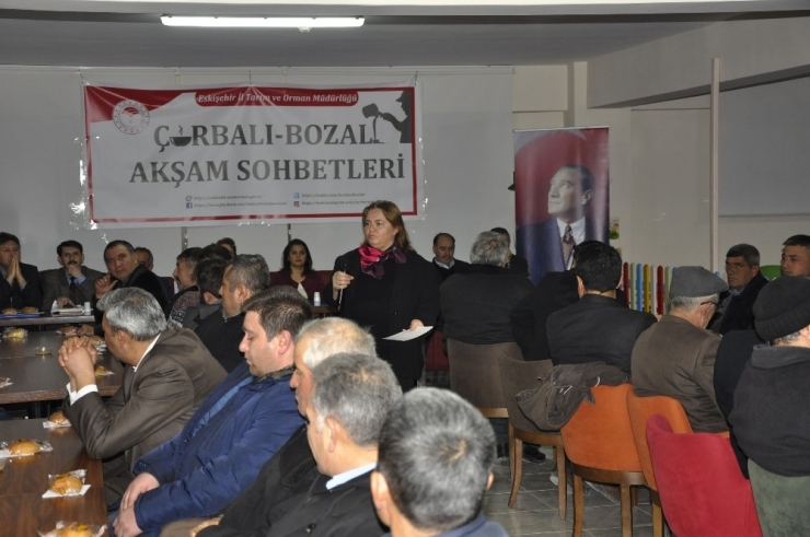 Eskişehir’de Üreticilere Yönelik Çorbalı, Bozalı Akşam Sohbetleri Devam Ediyor