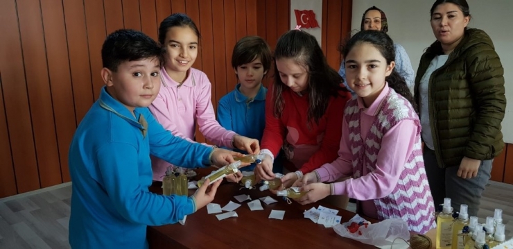 Adalet İlkokulu Öğrencilerinden Örnek Çalışma