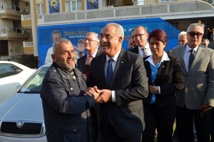 Dsp Lideri Aksakal Didim Seçim Ofisini Açtı