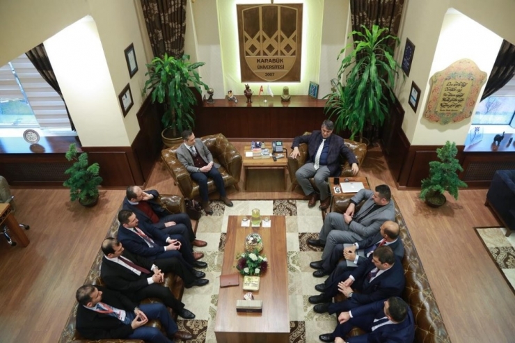 Kerkük Üniversitesi Heyeti Kbü’yü Ziyaret Etti
