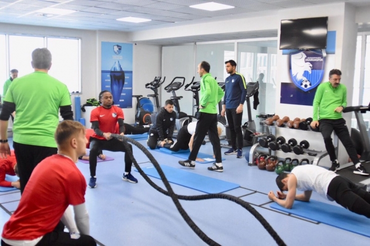 Bb Erzurumspor Kuvvet Çalıştı