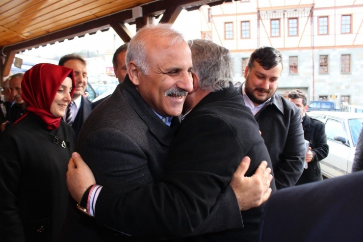 Kaymakam Olarak Gittiği Hayrat’a 23 Yıl Sonra Bu Kez Büyükşehir Belediye Başkan Adayı Olarak Gitti