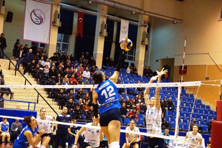 Cev Challenge Kupası: Aydın Büyükşehir Belediyespor: 3 - Ao Thiras: 0