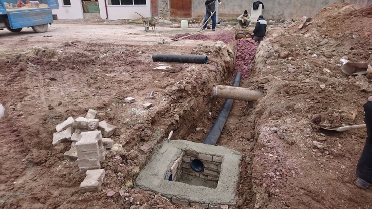 Aslanapa’da Altyapı Çalışmaları Aralıksız Devam Ediyor