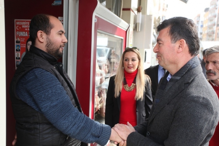 Mhp’li Akın, Aydın’da Esnaflarla Bir Araya Geldi