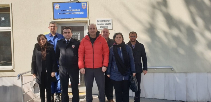 Lise Öğrencilerinden İlçe Jandarma Komutanlığına Ziyaret