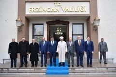 Diyanet İşleri Başkanı Erbaş Erzincan Valiliği’ni Ziyaret Etti