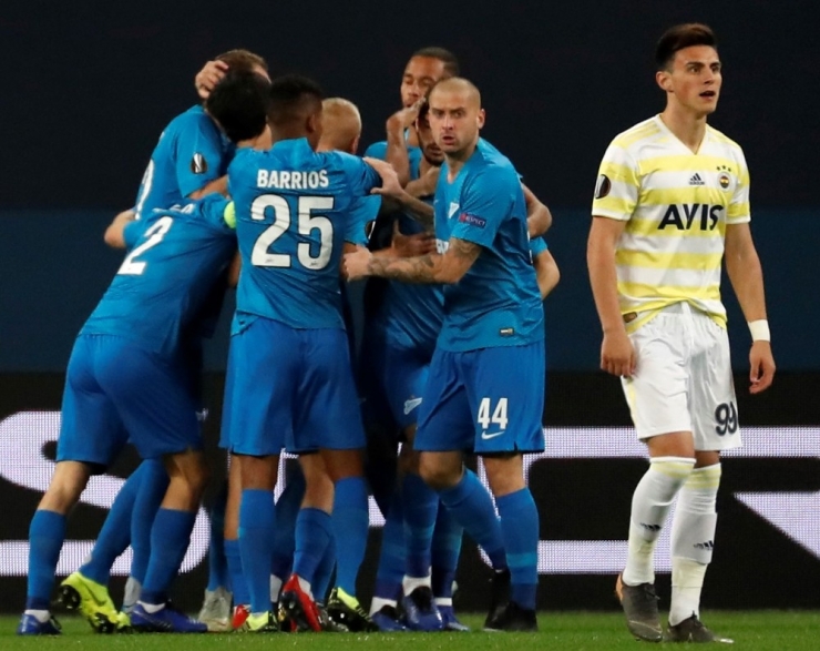 Uefa Avrupa Ligi: Zenit: 2 - Fenerbahçe: 1 (İlk Yarı)