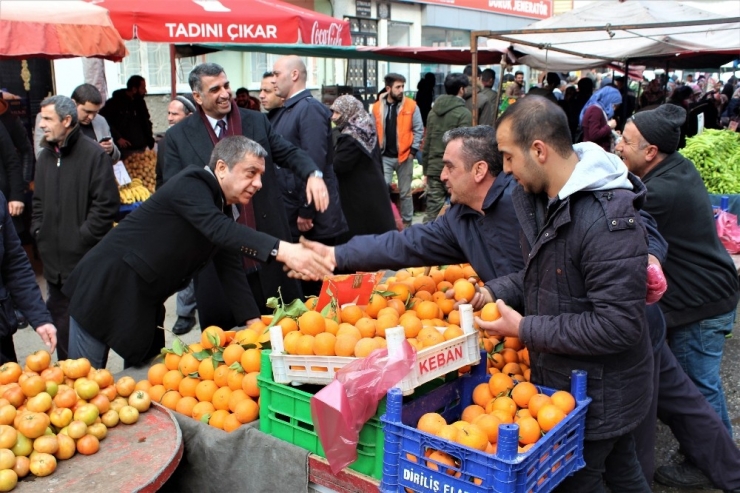 Başkan Adayı Şekerdağ, Milletvekili Erol’la Seçim Çalışmalarına Devam Ediyor