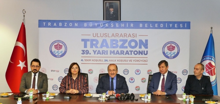 39. Uluslararası Trabzon Yarı Maratonu Pazar Günü Koşulacak