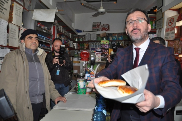 Bakan Kasapoğlu’ndan Esnaf Ziyareti