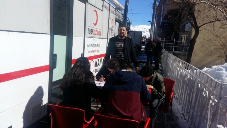 Pülümür’de Kan Bağışına Destek