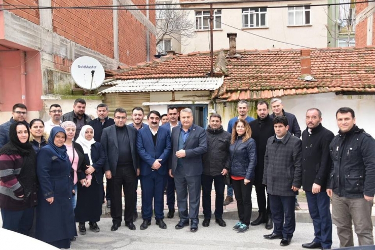 Başkan Çerçi Akmescit’te Destek İstedi