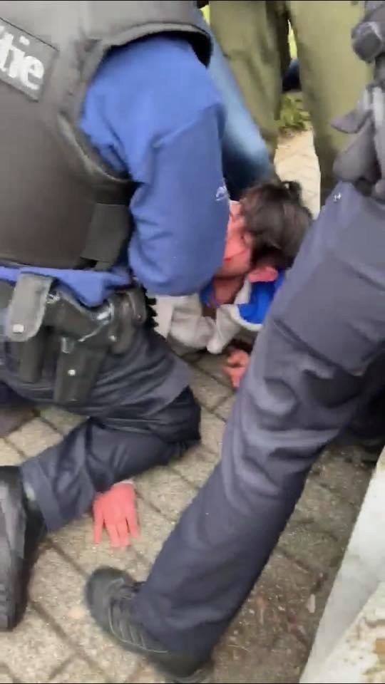 Belçika’da Türk Öğrenciler İle Polis Arasında Kavga