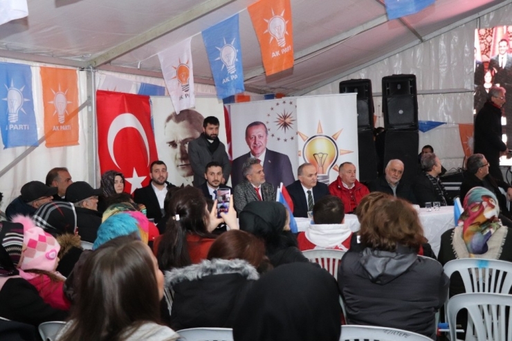 Ak Parti Başkan Adayı Özlü’ye Sevgi Seli