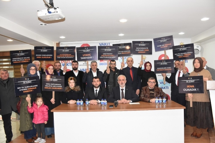 İl Başkanı Keskin, “O Dönem Yaşananları Unutmadık”