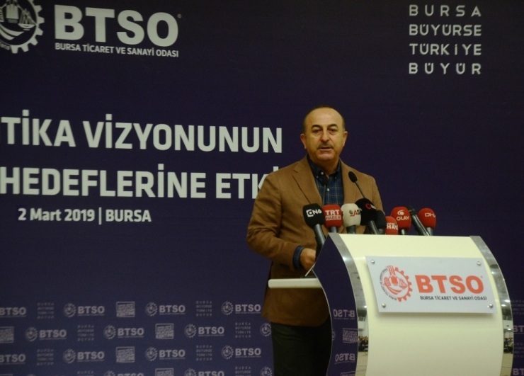Bakan Çavuşoğlu: "Ekonominin Gücü 140 Kilometre Hızla Batıdan Doğuya Doğru Gidiyor"
