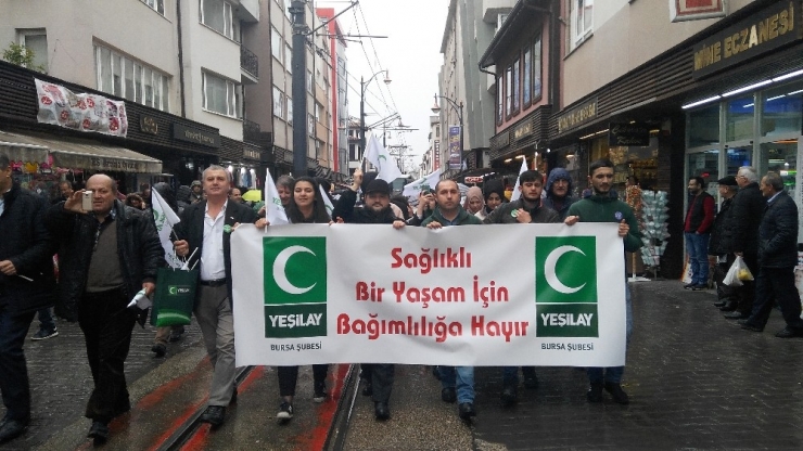 Yeşilay’dan "Sağlıklı Hayat" Yürüyüşü