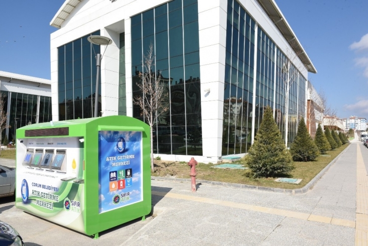 Çorum’a Mobil Atık Getirme Merkezi