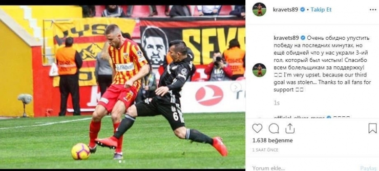 Kayserispor’da 3.gol İsyanı