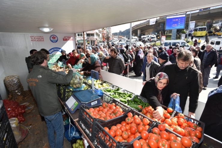 Trabzon’da Hafta Sonu Kurulan Tanzim Satış Yerine İlgi Artıyor