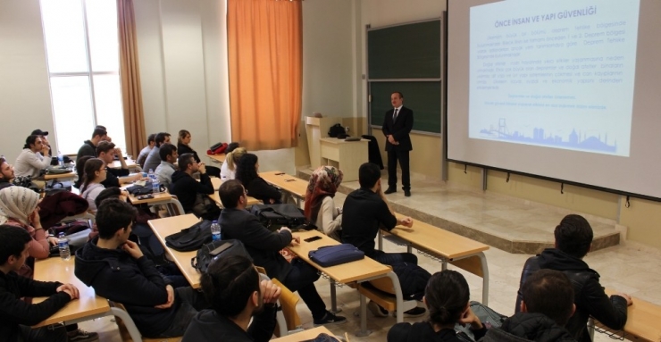 İl Müdürü Budak, İnşaat Mühendisi Öğrencileriyle Buluştu