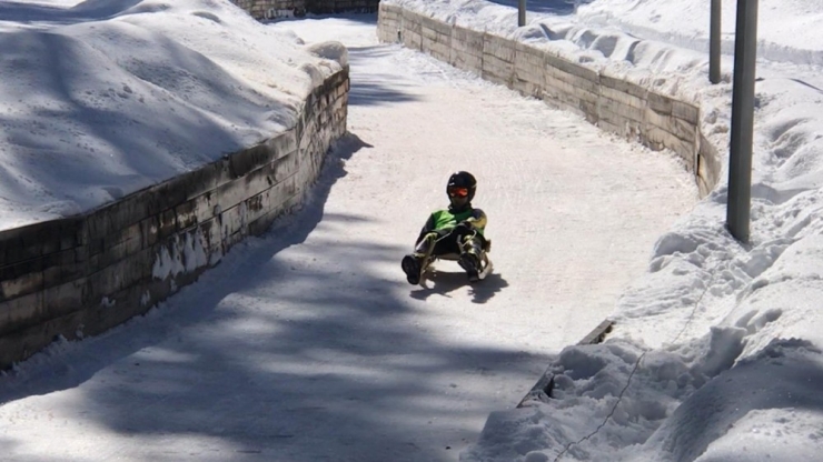 Sarıkamış’ta Kulüpler Arası Natürel Kızak Türkiye Şampiyonası Devam Ediyor