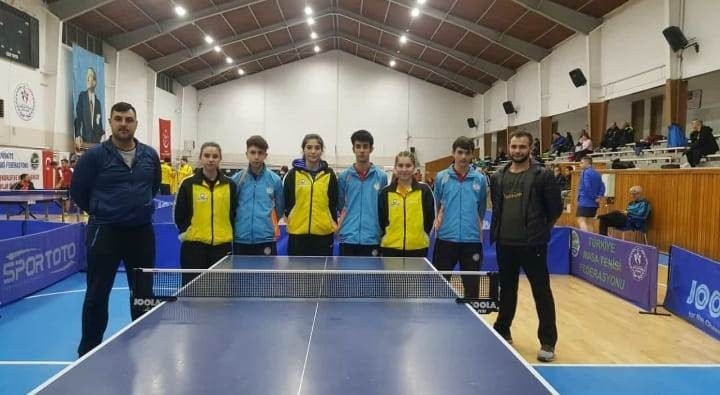 Kocasinan’ın Masa Tenisi B Takımı İlk Yarıyı Lider Tamamladı