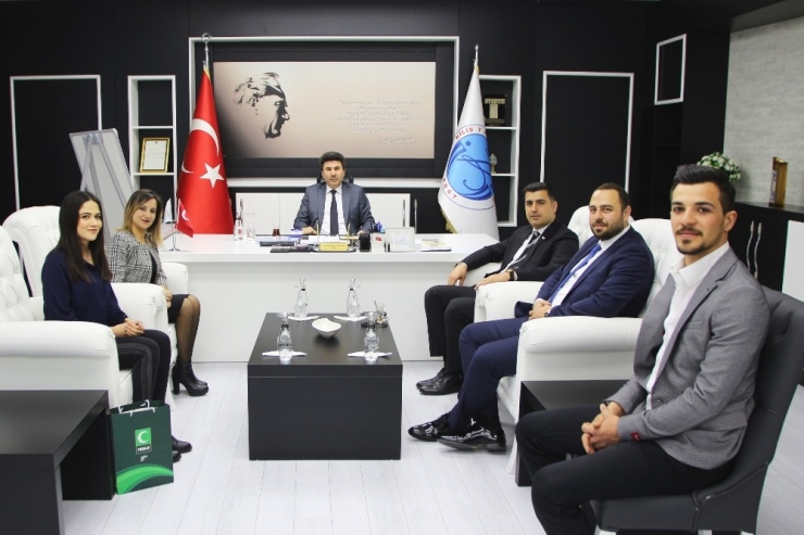 Yeşilay Derneği’nden Rektör Karacoşkun’a Ziyaret