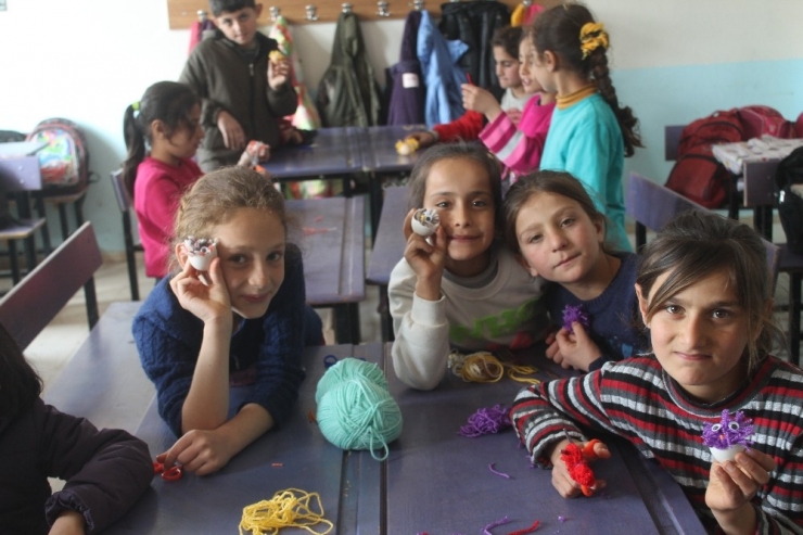 Köy Okulunda Tasarım Ve Beceri Atölyeleri Açıldı