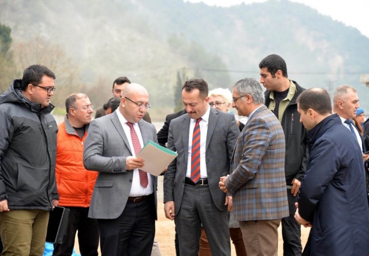 Vali Şentürk, Yatırımları İnceledi