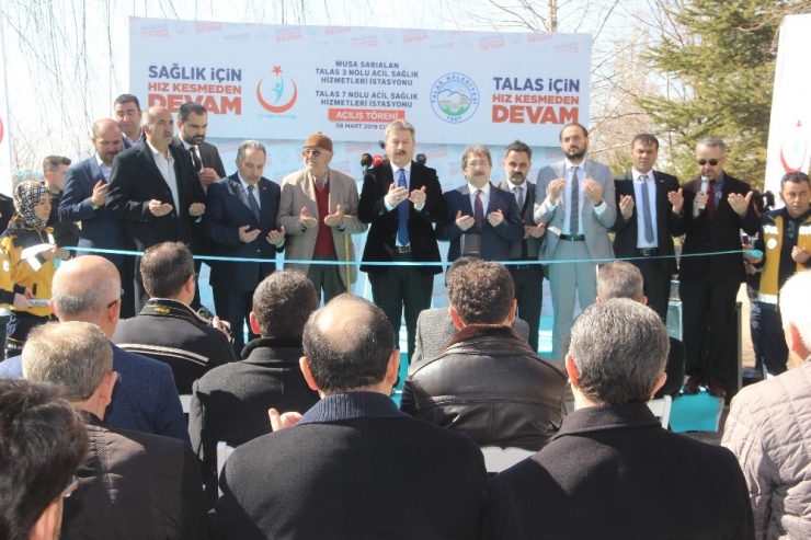 Talas 3 Nolu Acil Sağlık Hizmetleri İstasyonu Açıldı