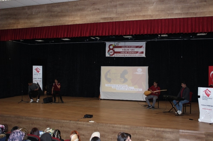 8 Mart Dünya Kadınlar Günü Erzincan’da Kutlandı