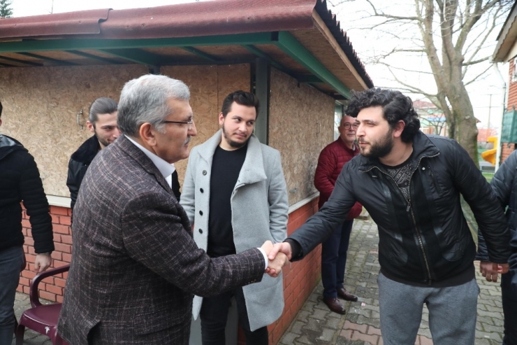 Murat Aydın Çubuklu’da Site Ziyareti Gerçekleştirdi